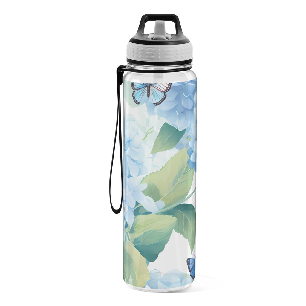 32oz Tritan Leakproof Clear Water Bottle with Straw V44979