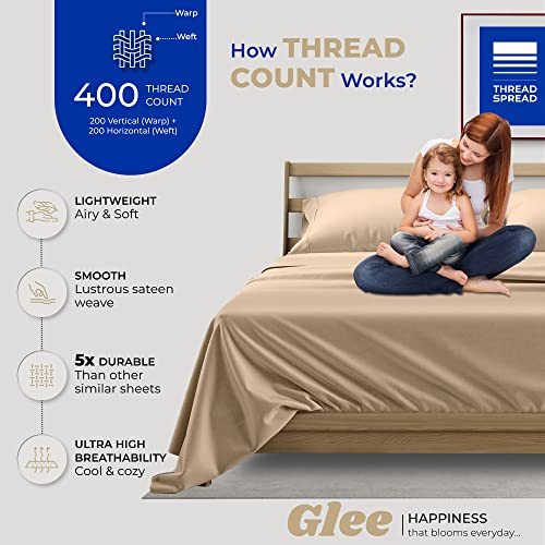 100% Cotton Queen Size 4 Piece Sheet Set in Navy Blue L19011