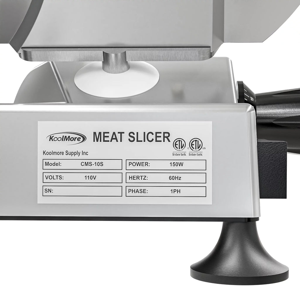 10" Carbon Steel Blade Electric Deli Meat Slicer O47890