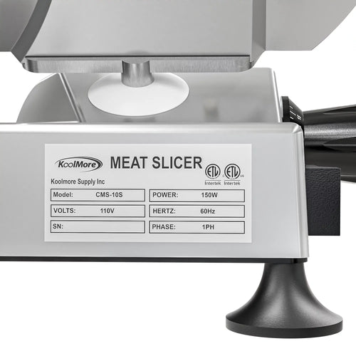 10" Carbon Steel Blade Electric Deli Meat Slicer O47890