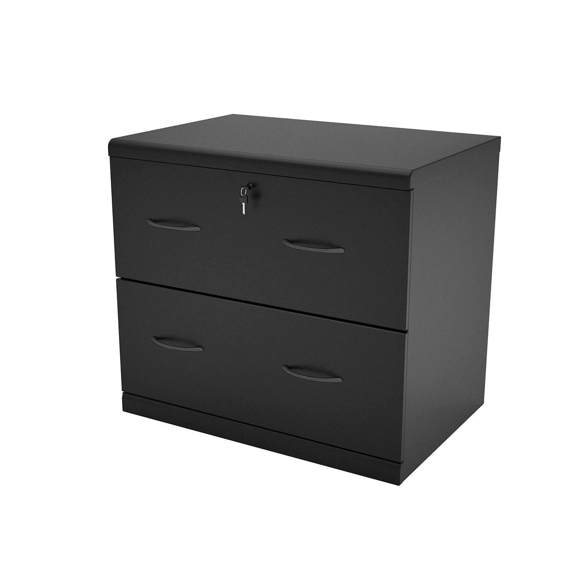 Black Lateral File Cabinet Z38103