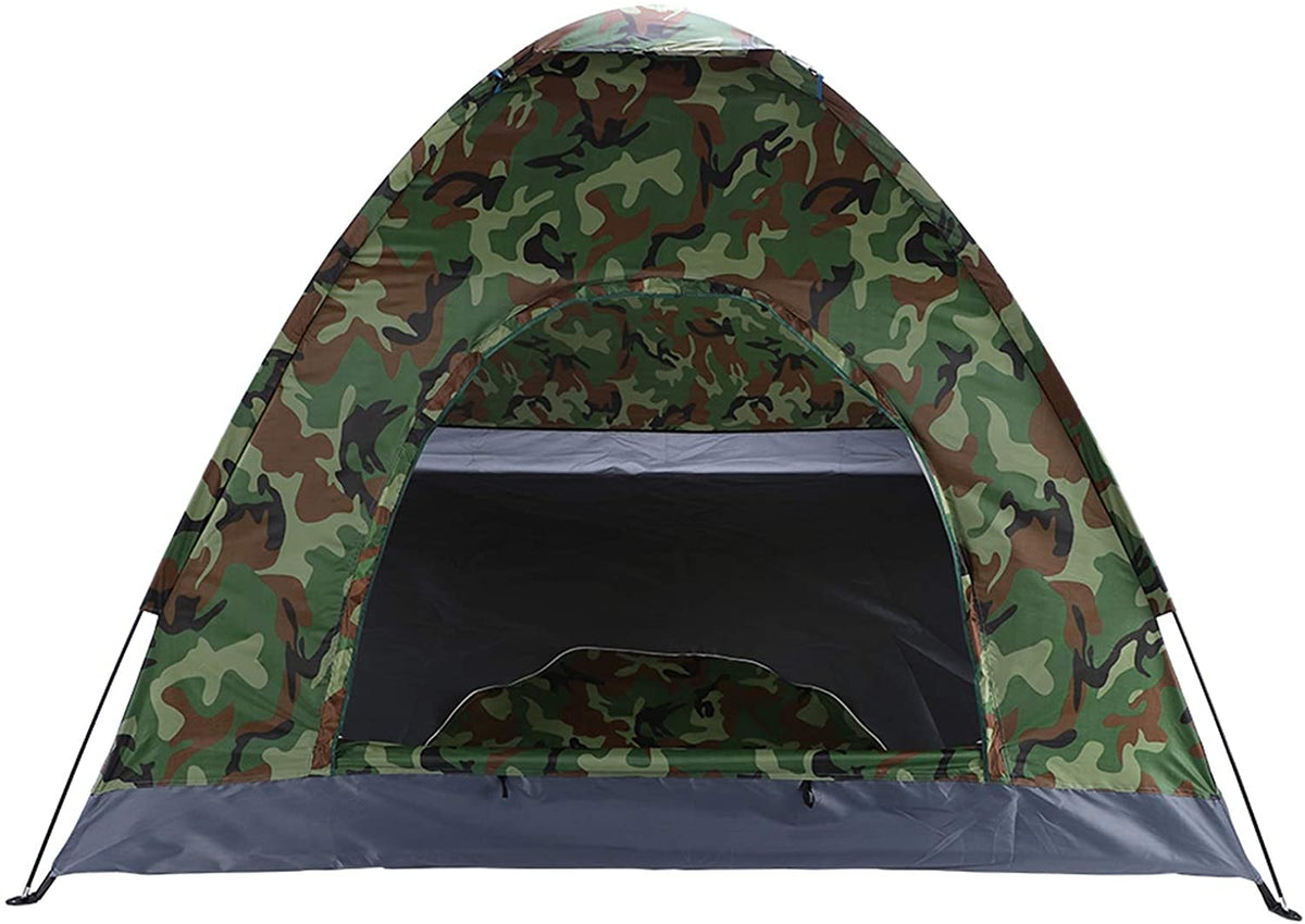 Camouflage Waterproof Dome Tent with Carry Bag D789585