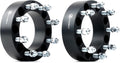 Black Forged 8x6.5 to 8x170 Wheel Adapters 2 Inch with 9/16" Studs Pack of 2 J5775