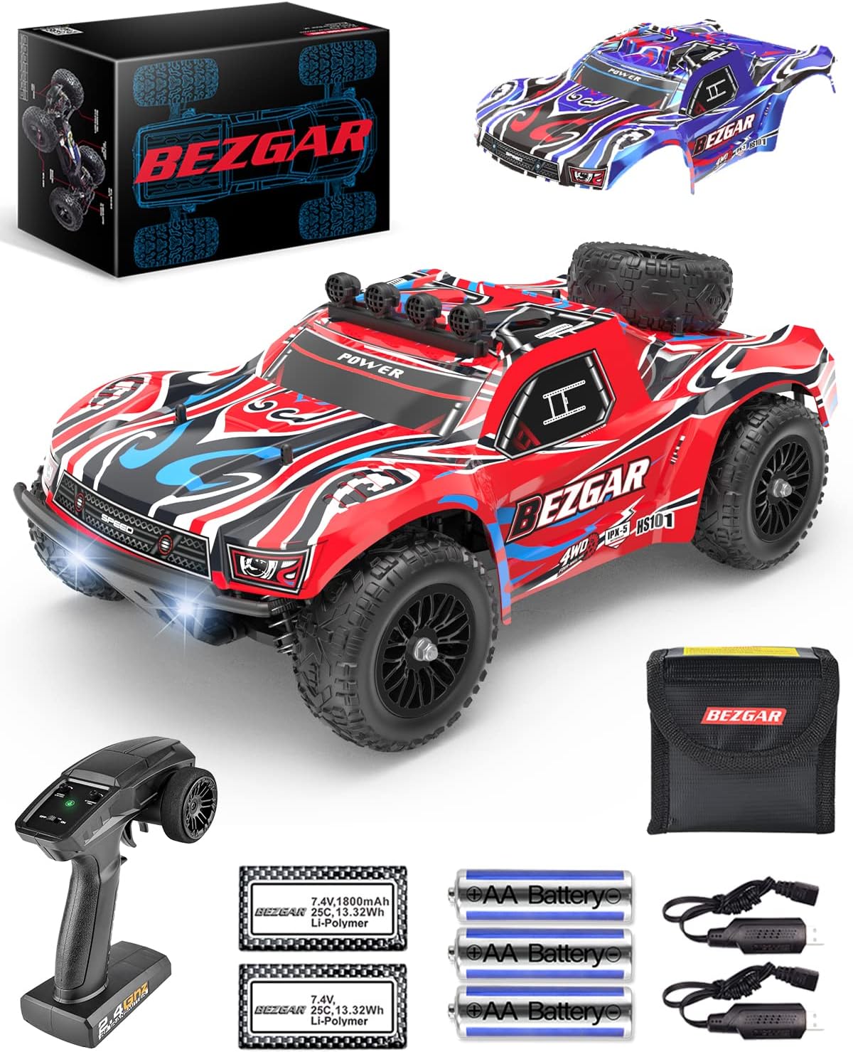 1:10 Scale 4WD Electric Remote Control Truck W3265