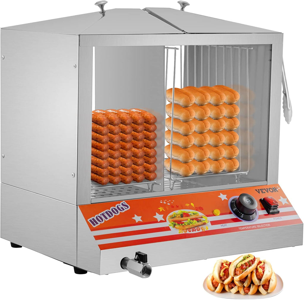 36L Stainless Steel Hot Dog Steamer P9911