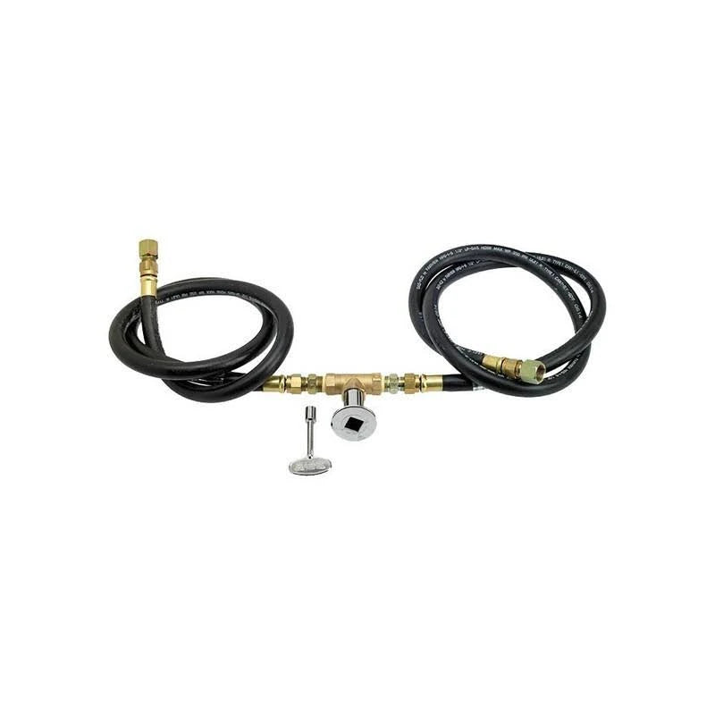 30x22 Square Flat Pan with Spark Ignition Kit Natural GAS S13664