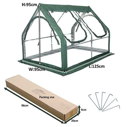 Portable Greenhouse with PVC Cover J80492