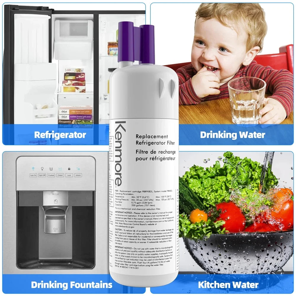 2 Pack Refrigerator Water Filter M451