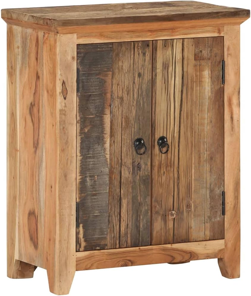 Solid Acacia Wood Sideboard with Drawer and Storage Cabinet G295608