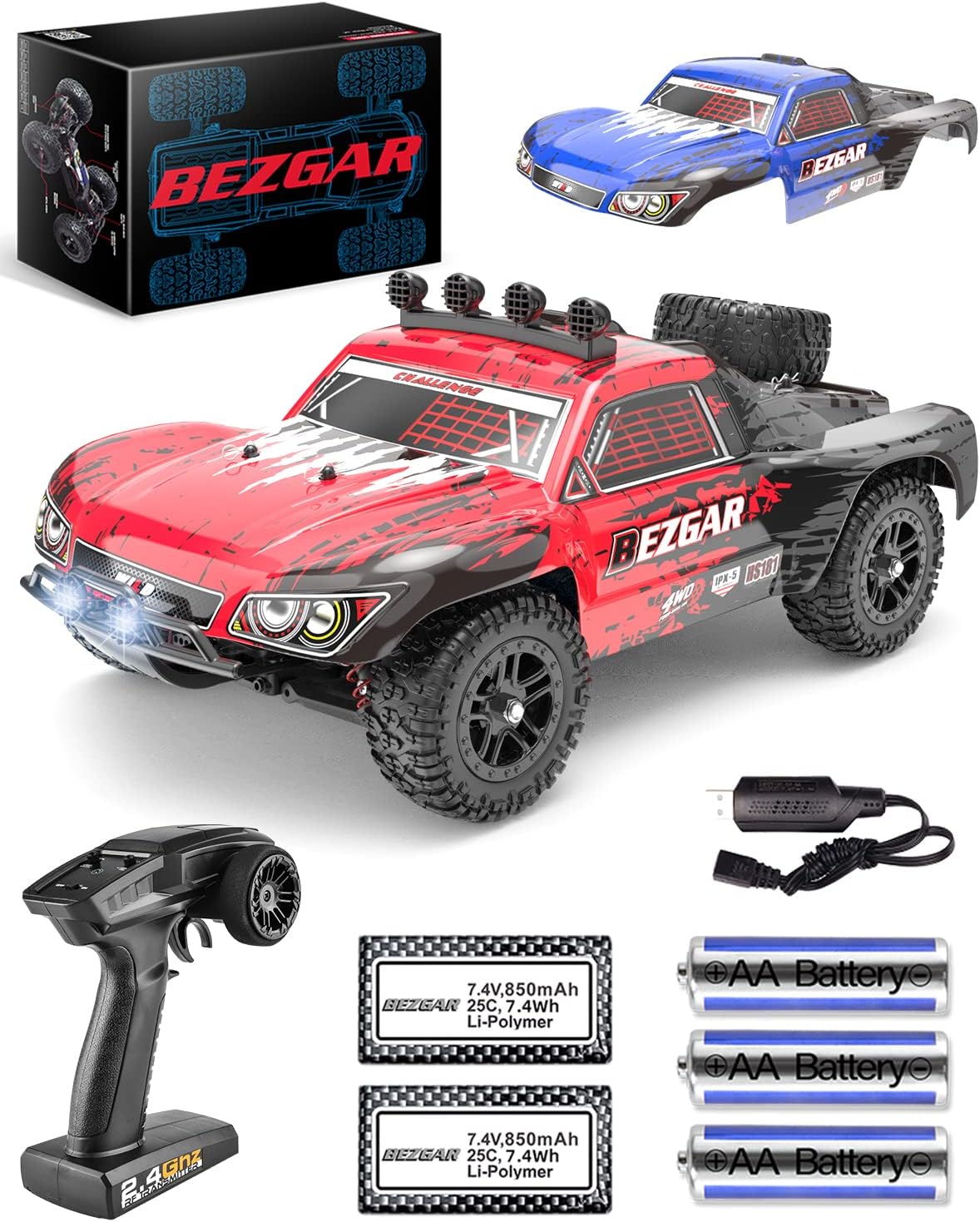 1:10 Scale 4WD Electric Remote Control Truck W3265
