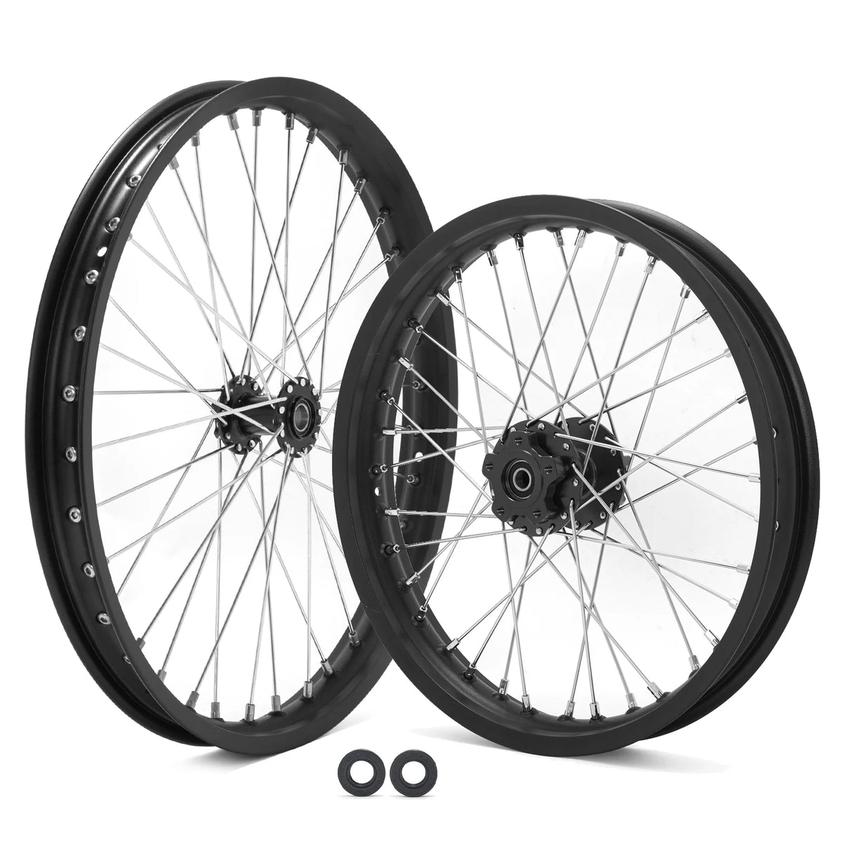 21" x 18" Front Rear Wheels Rims Hubs Set For Talaria Sting MX Eletric Dirt Bike E8397