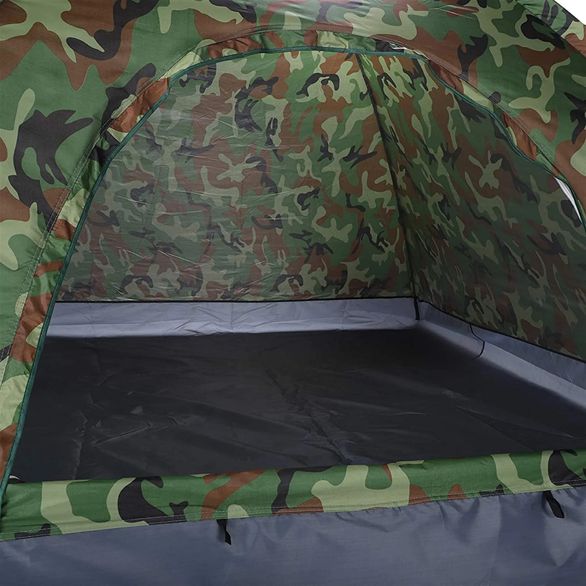 Camouflage Waterproof Dome Tent with Carry Bag D789585