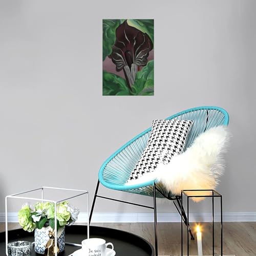 Red Flowers Canvas Poster 12x18inch X8846