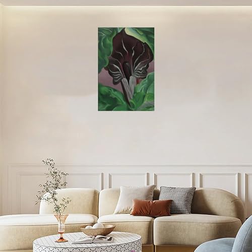 Red Flowers Canvas Poster 12x18inch X8846