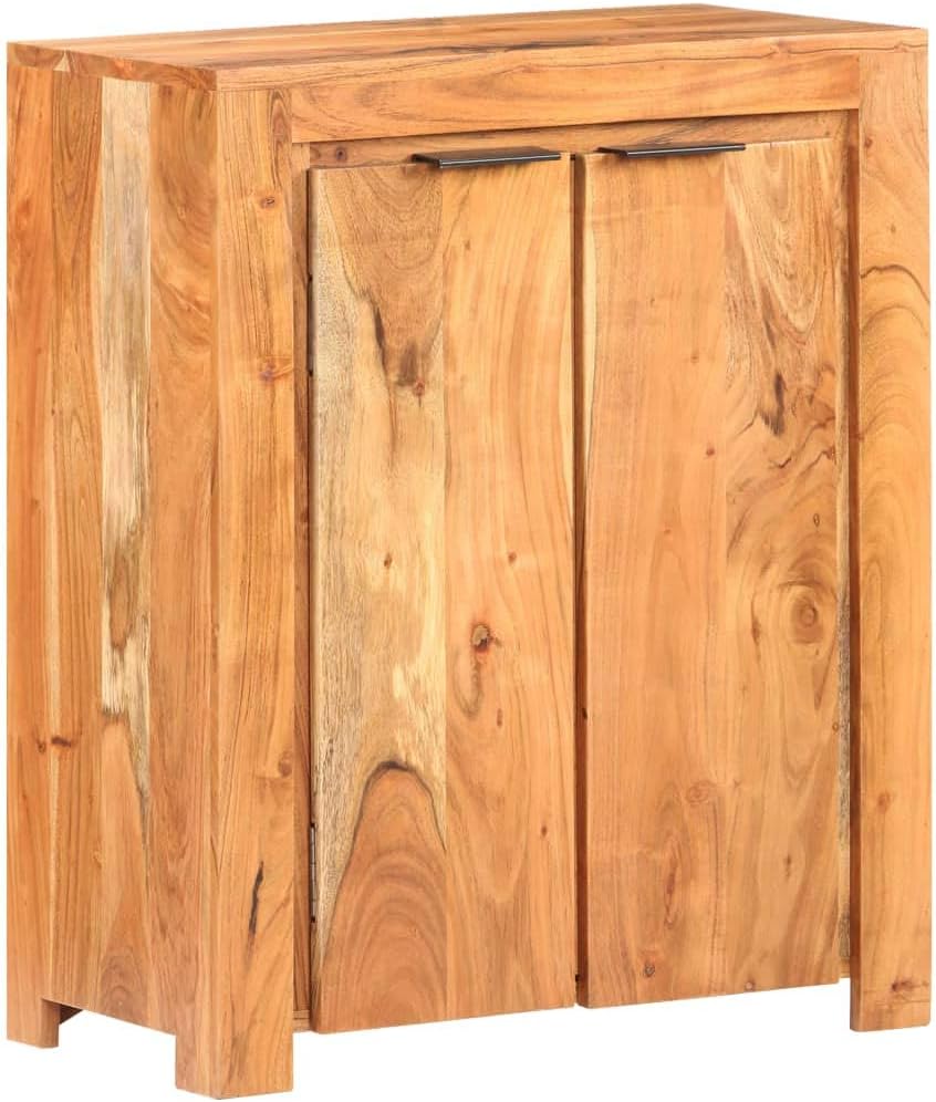Solid Acacia Wood Sideboard with Drawer and Storage Cabinet G295608