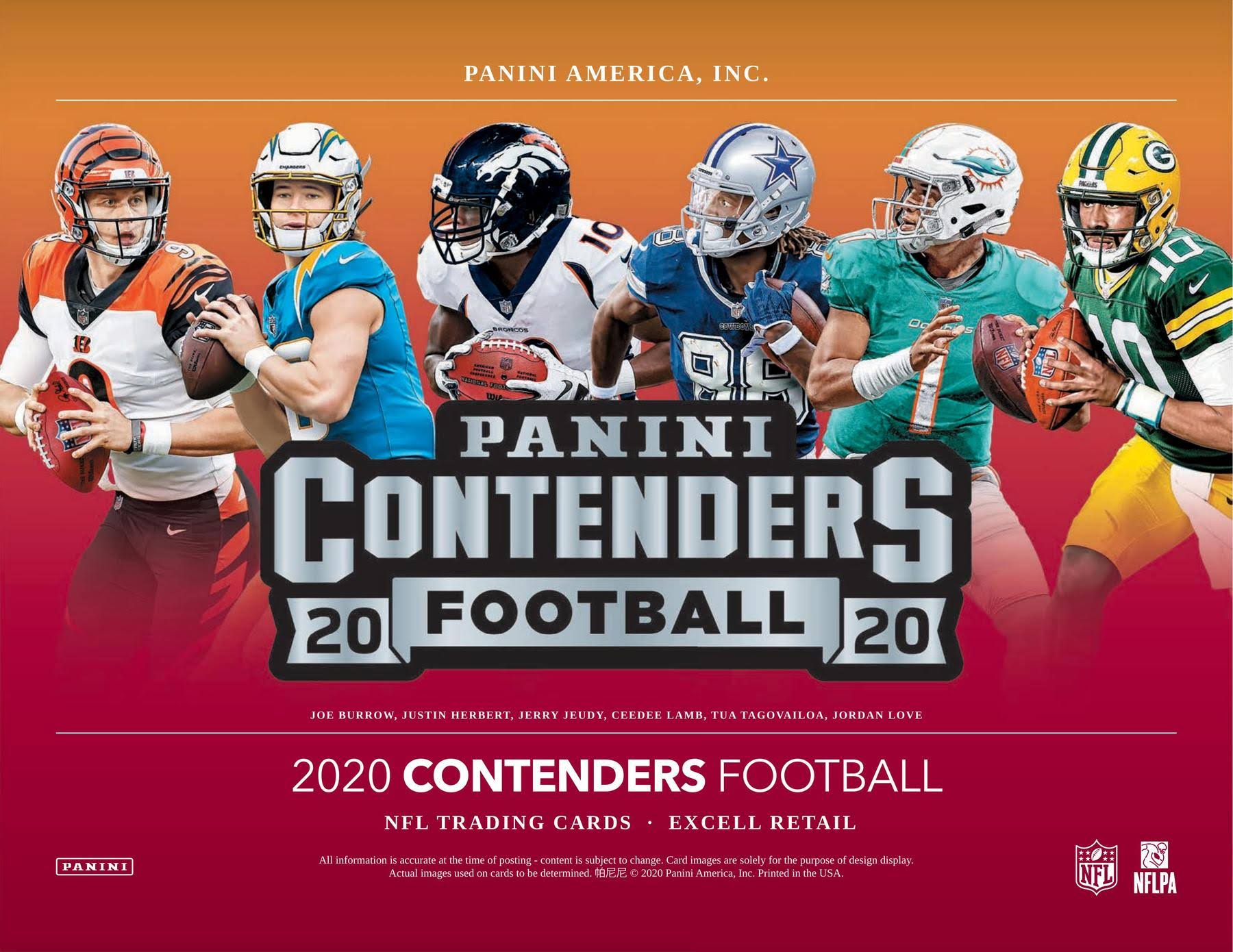 2020 Panini Contenders Football Mega Box S862514