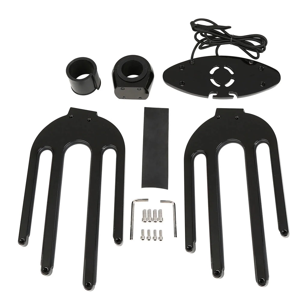 Black Oval CNC Wakeboard Tower Rack Boat Surfboard Holder K979768