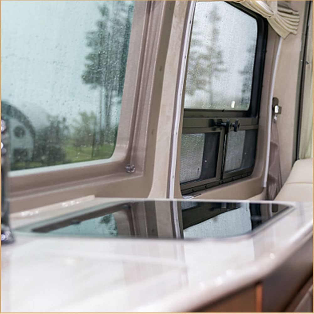 Stainless Steel RV Sink with Folded Faucet Tempered Glass Lid J4205