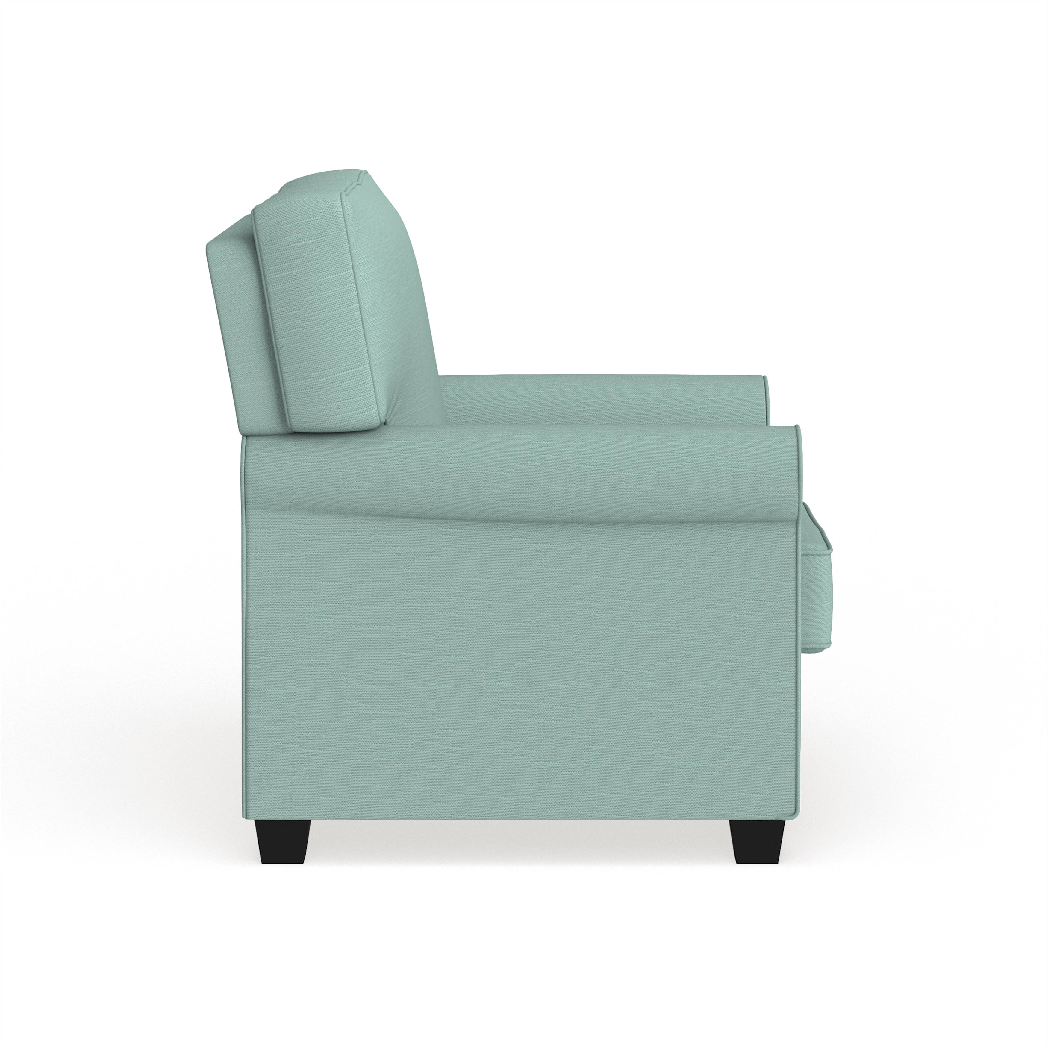 Yellow Padded Linen Arm Chair A1053
