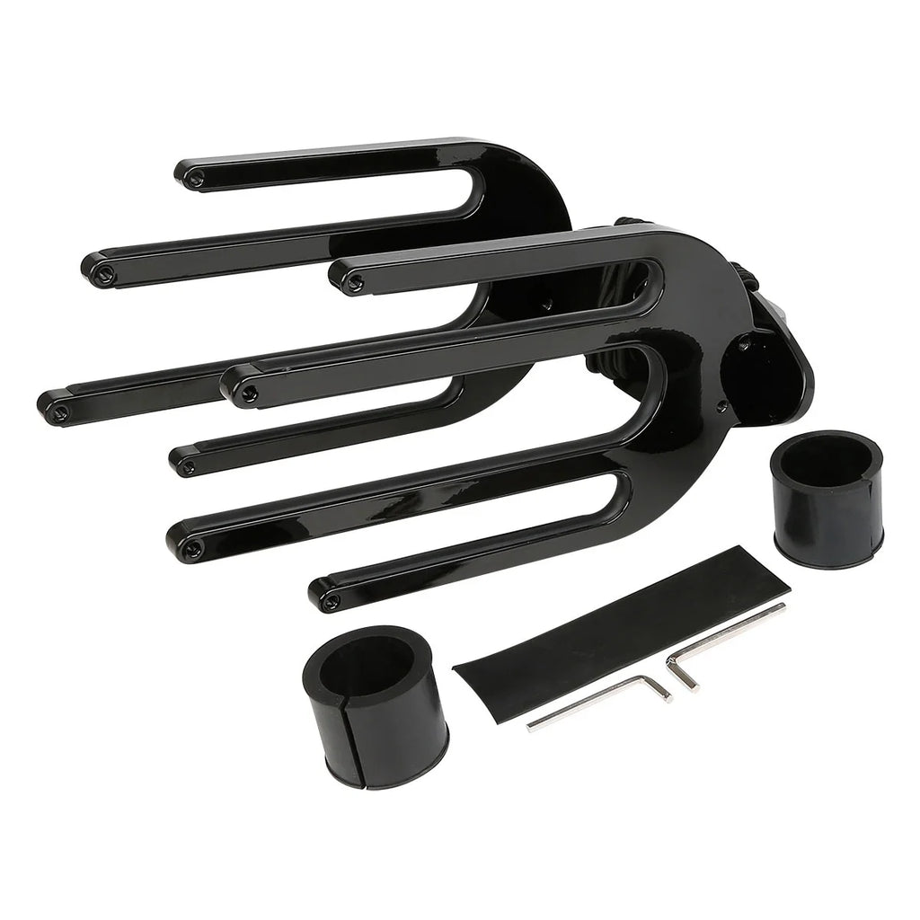 Black Oval CNC Wakeboard Tower Rack Boat Surfboard Holder K979768
