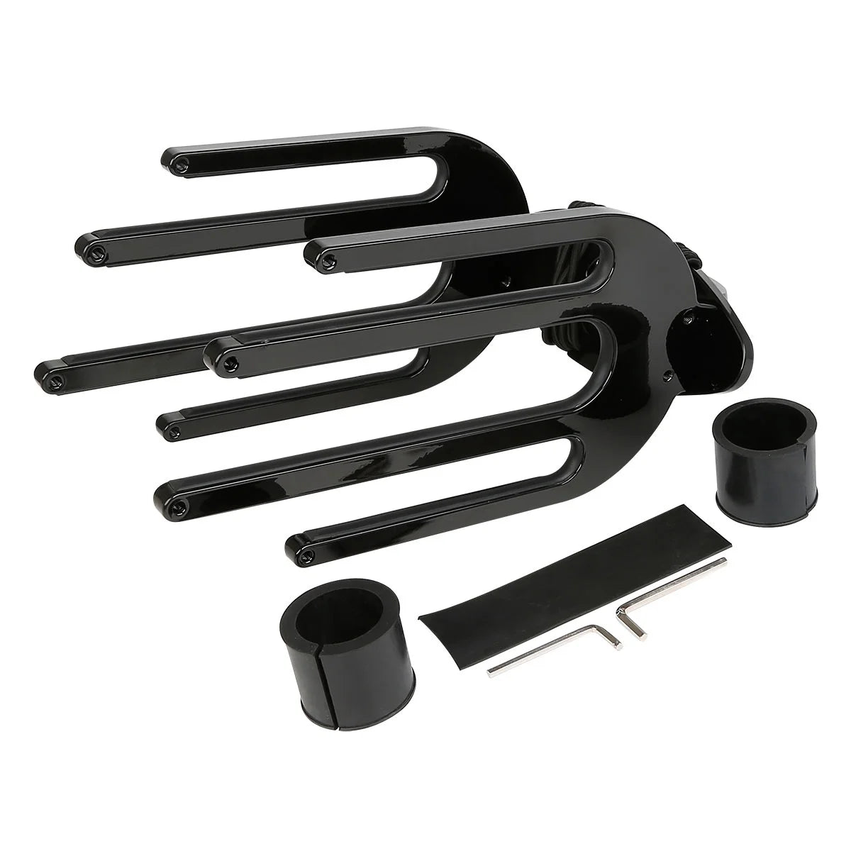 Black Oval CNC Wakeboard Tower Rack Boat Surfboard Holder K979768