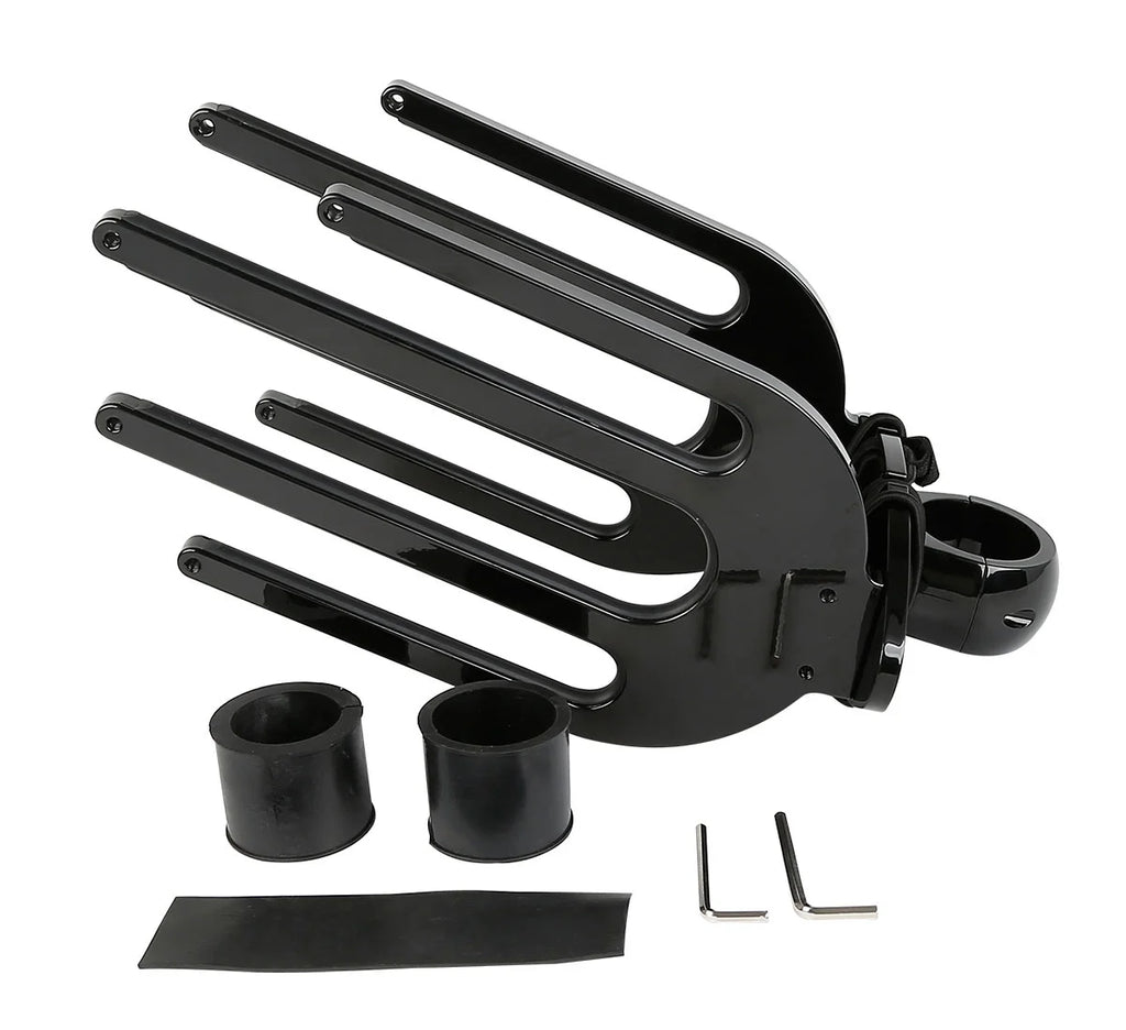 Black Oval CNC Wakeboard Tower Rack Boat Surfboard Holder K979768