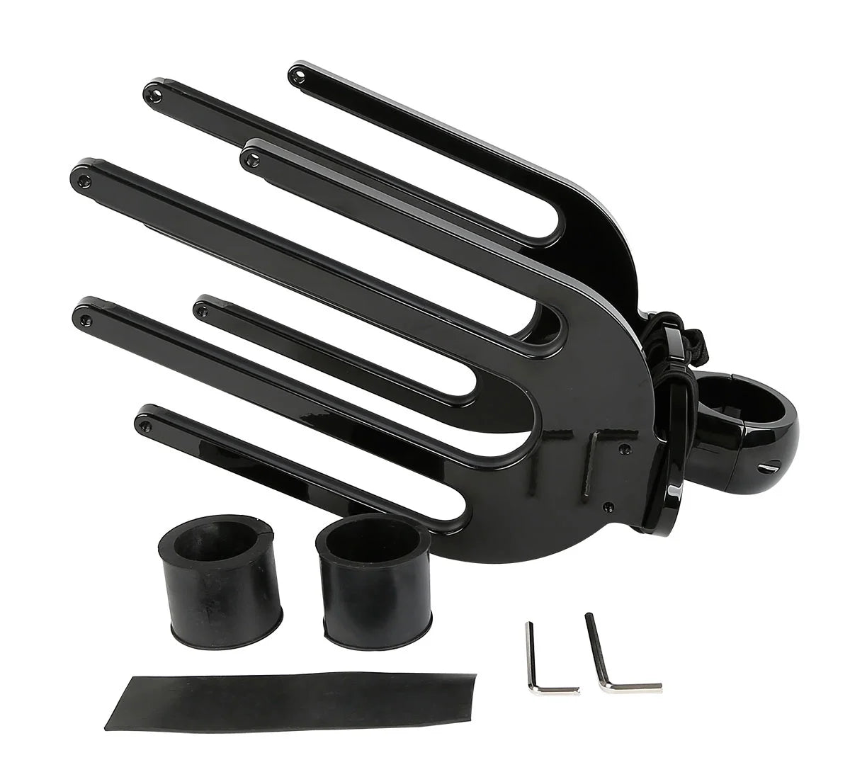 Black Oval CNC Wakeboard Tower Rack Boat Surfboard Holder K979768