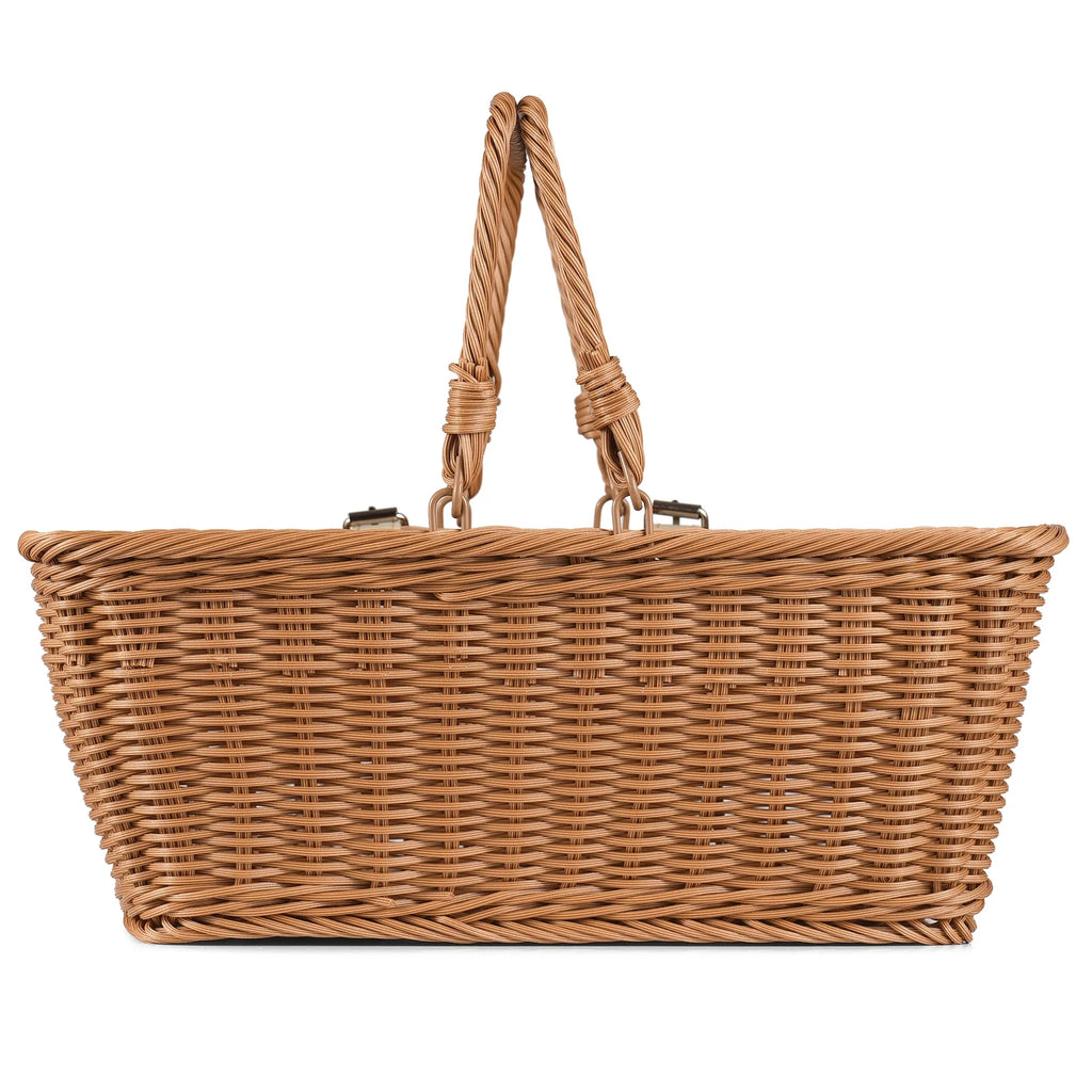Hand-Woven Wicker Bicycle Basket M168