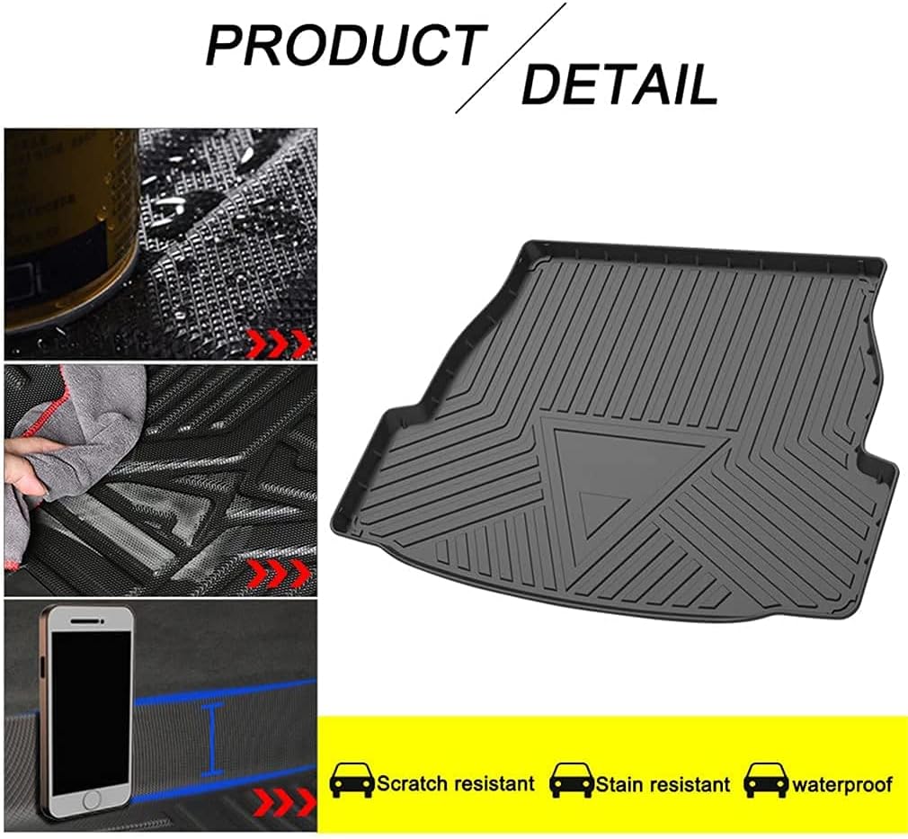 Cargo Mat Liner Trunk Liner for Toyota RAV4 2020, Pack of 2 K543