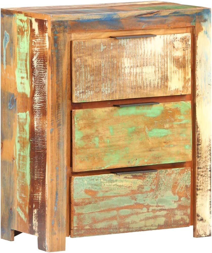 Solid Acacia Wood Sideboard with Drawer and Storage Cabinet G295608