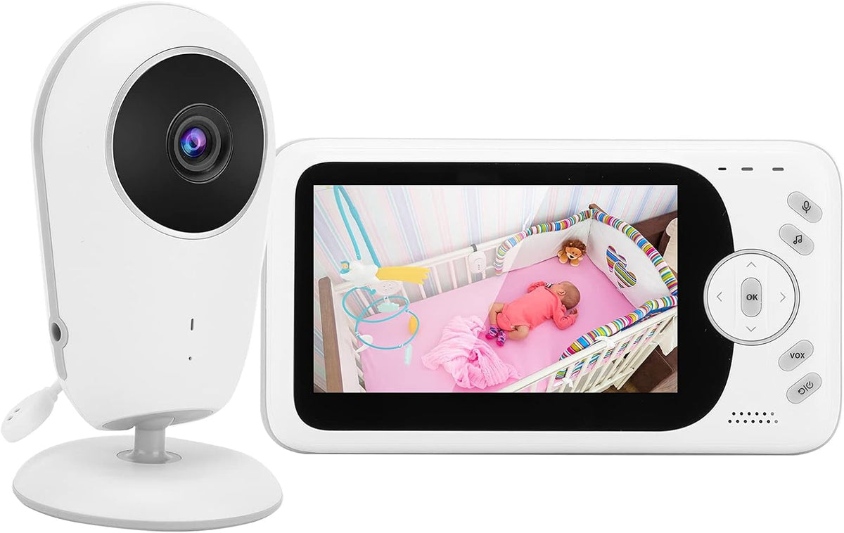 4.3in HD Baby Video Monitor with Infrared Night Vision Two-way Intercom R82837