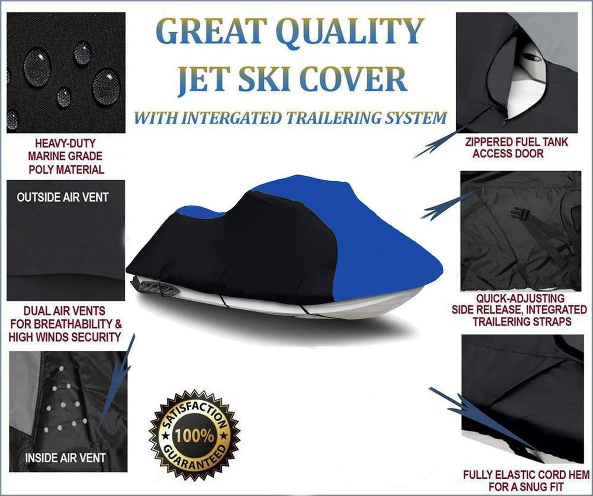 Heavy-Duty Jet Ski PWC Cover 1-2 Seater O34968