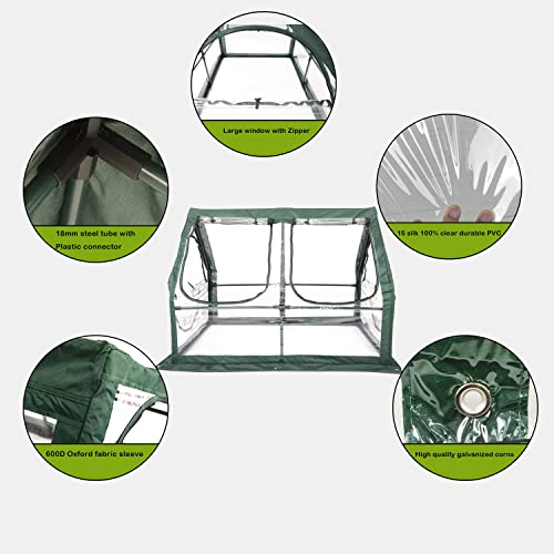 Portable Greenhouse with PVC Cover J80492