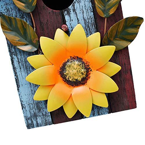 Green Hand Painted Wooden Hanging Birdhouse S3371