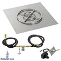 30x22 Square Flat Pan with Spark Ignition Kit Natural GAS S13664
