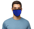 Royal Blue 100% Cotton Face Mask with Filter Pocket, 12 Pack T5825