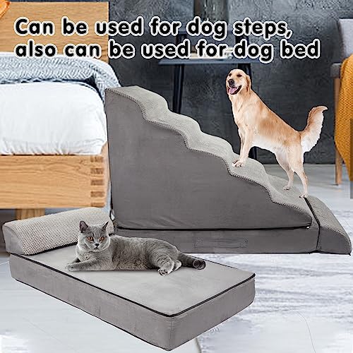 6 Step Non-Slip Pet Stairs for High Beds 30-36 inches U38515