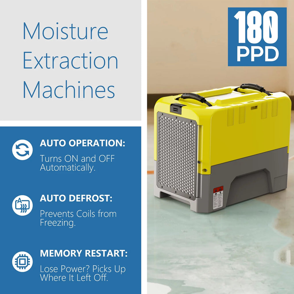 180 Pint Commercial Dehumidifier E6297