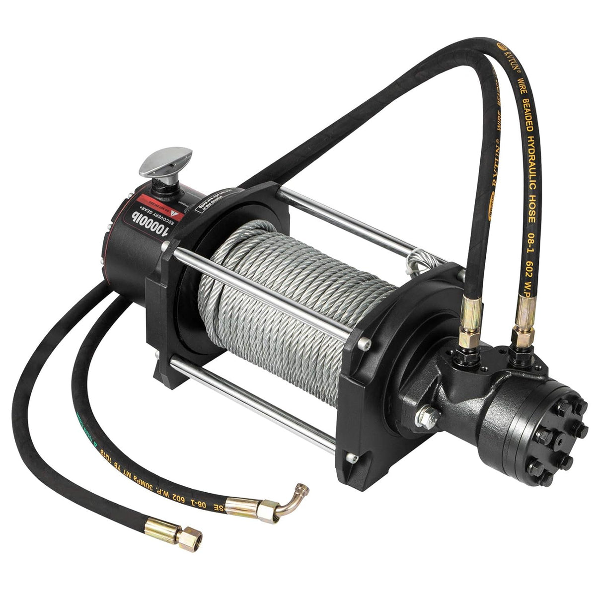 10,000lbs Hydraulic Winch with Steel Cable W379173