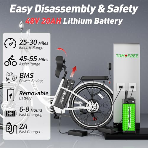24" Electric City Cruiser Bicycle with 500W Motor and Removable Battery X598204