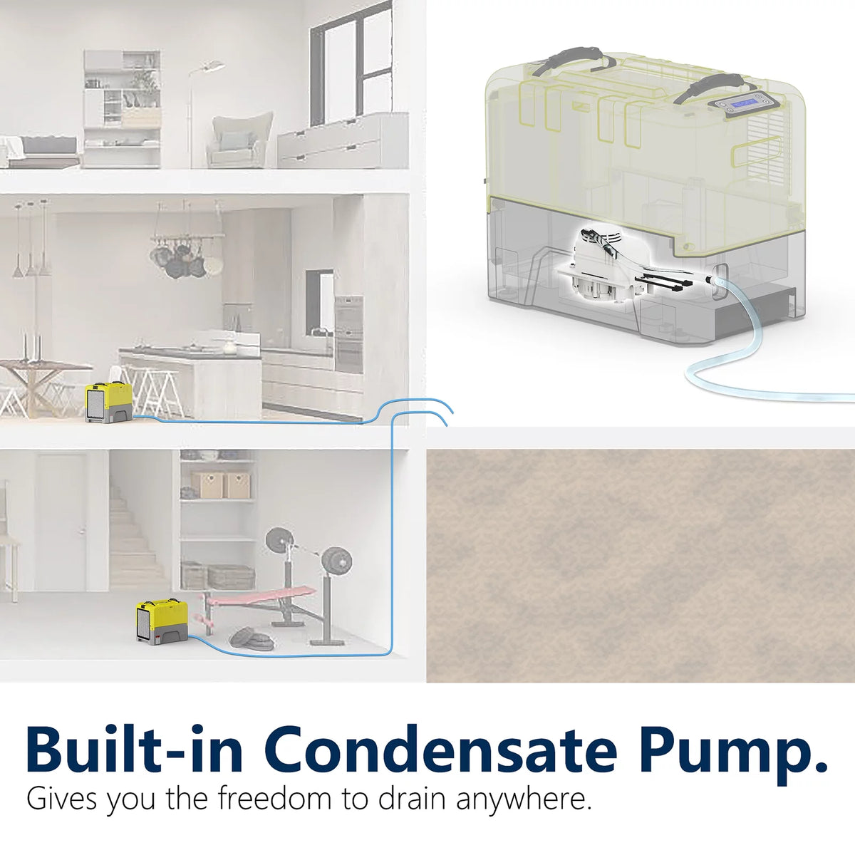 180 Pint Commercial Dehumidifier E6297