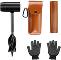 Brown Leather Case Hand Auger Wrench N389940