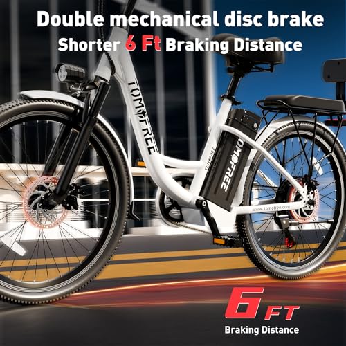 24" Electric City Cruiser Bicycle with 500W Motor and Removable Battery X598204