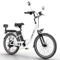 24" Electric City Cruiser Bicycle with 500W Motor and Removable Battery X598204