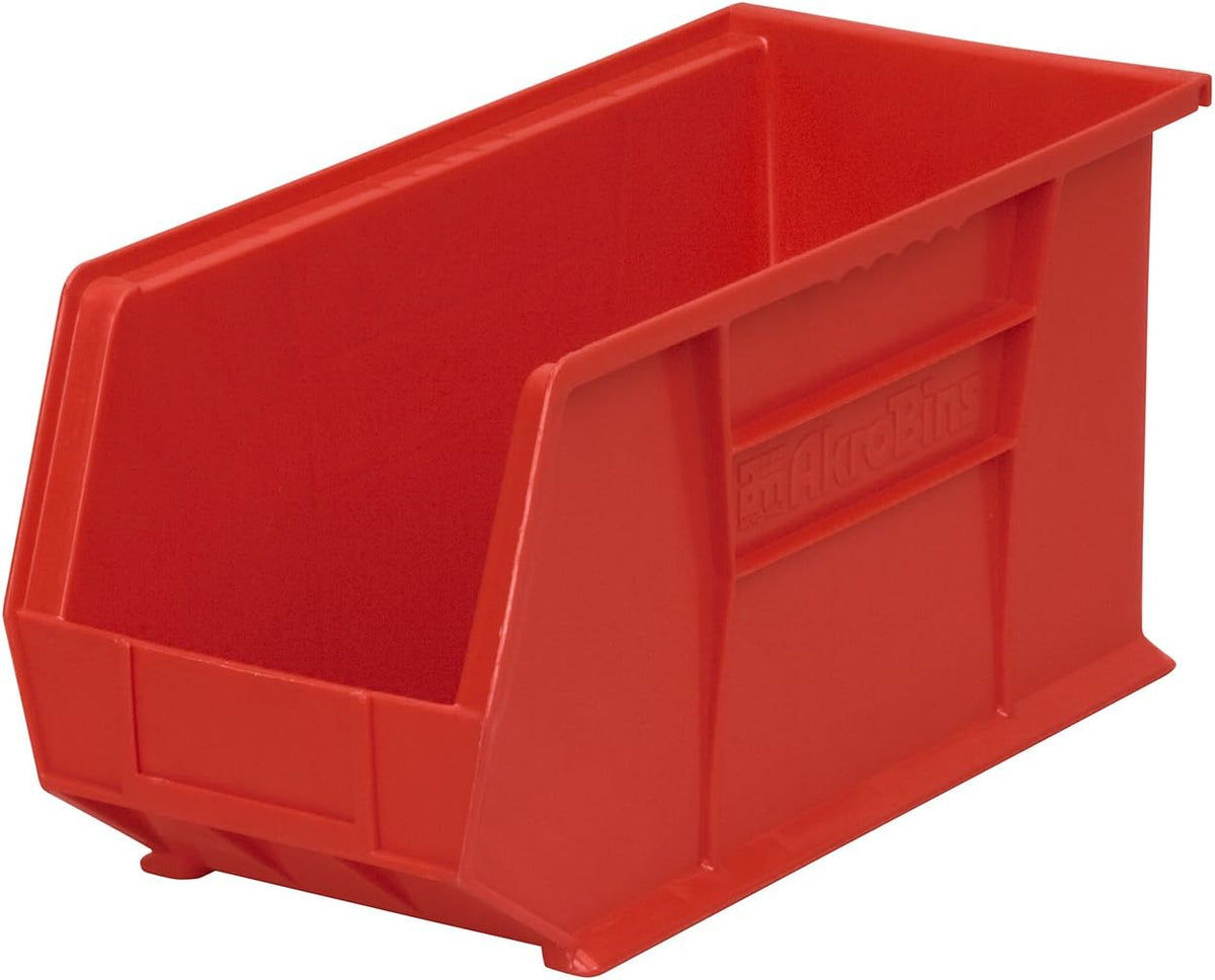 Yellow Plastic Storage Bin Hanging Stacking Containers 6-Pack O4482