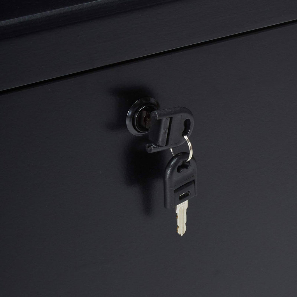 Black Lateral File Cabinet Z38103