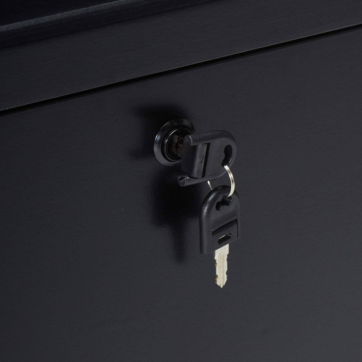 Black Lateral File Cabinet Z38103