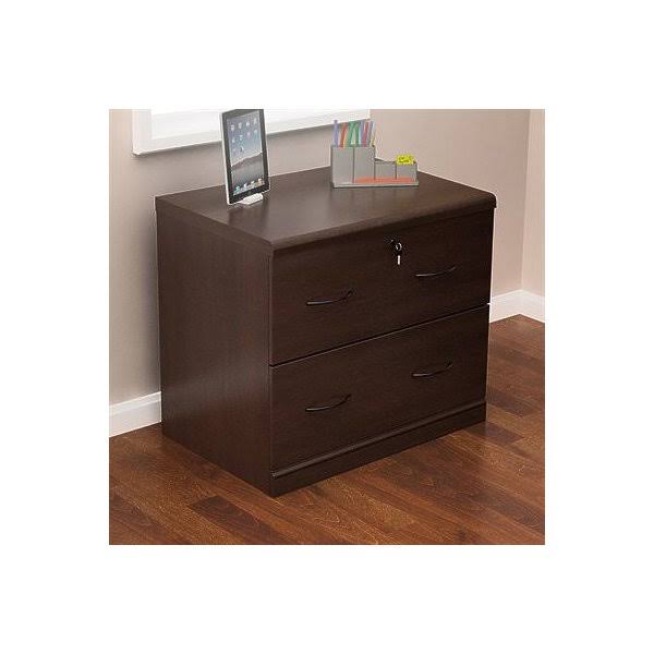 Black Lateral File Cabinet Z38103