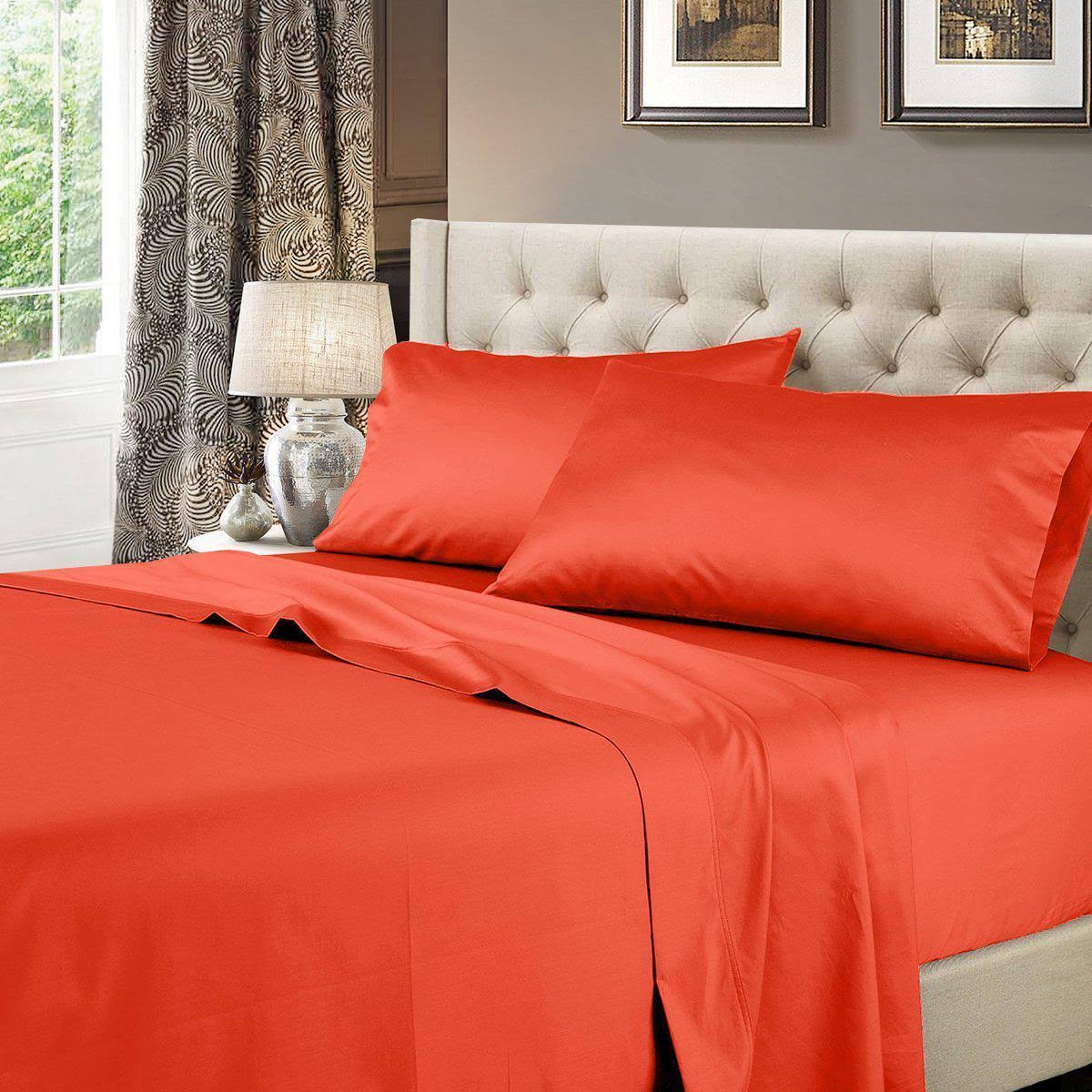 Navy Queen 100% Cotton Waterbed Sheets B79983