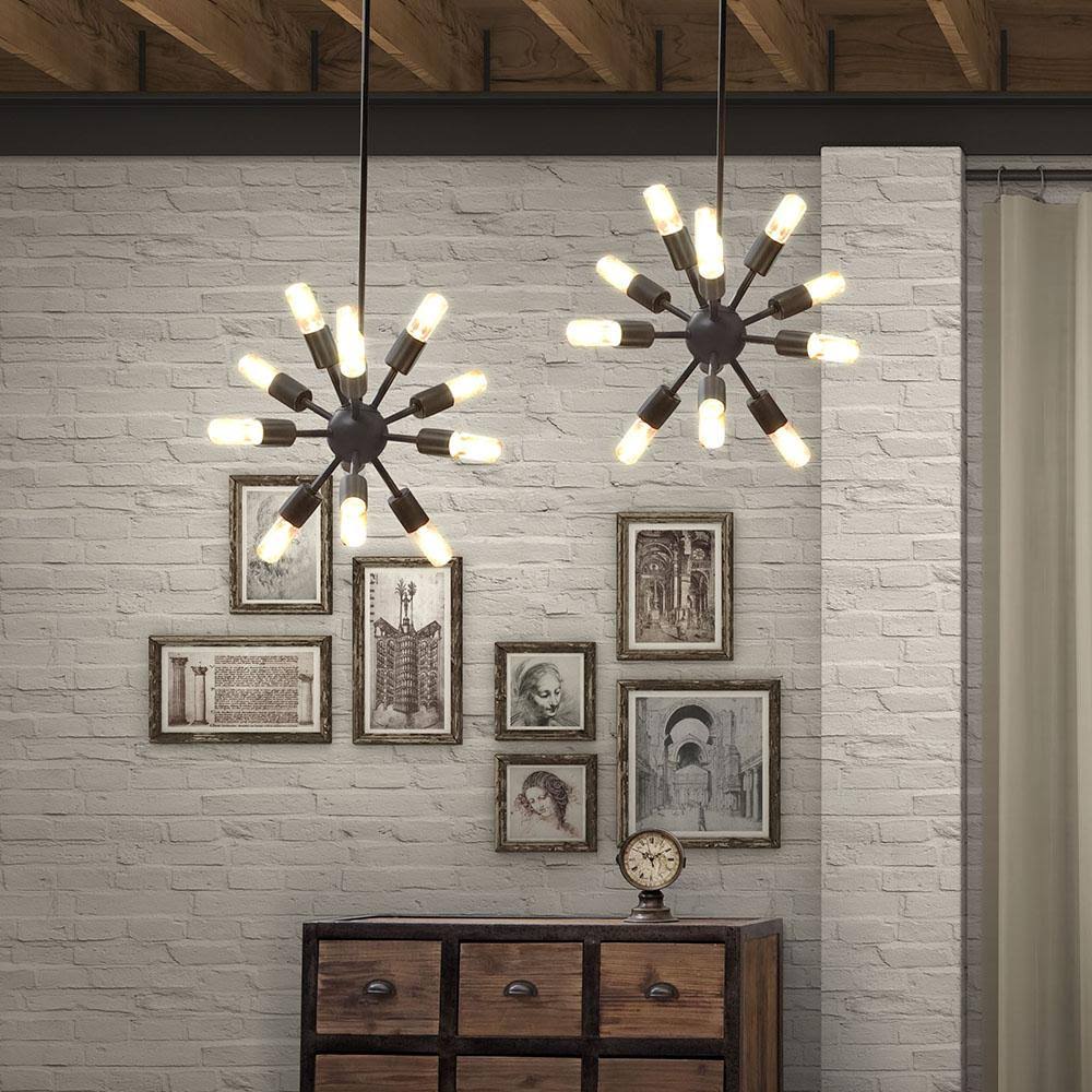 Rust Ceiling Lamp X40229